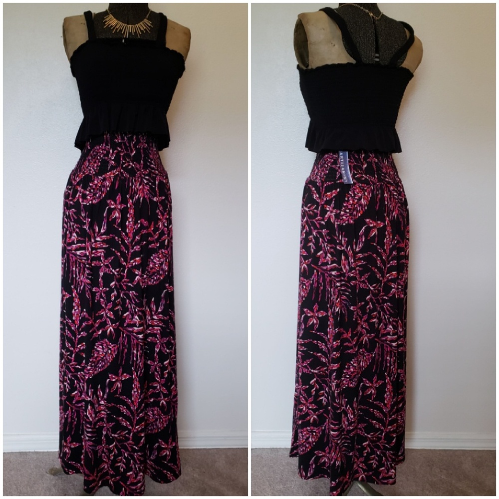 Artisan NY NWT Print Maxi Skirt | Strapless Dress